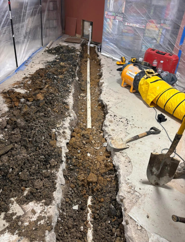 Sewer line replacement