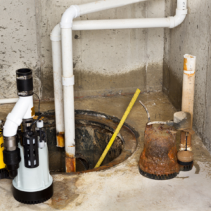 rusty sump pump